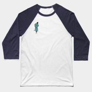 Creepy Lemon Guy Baseball T-Shirt